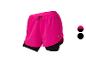 Short Crivit rose avec shorty intégré.