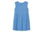 Robe bleu clair sans manches pour enfant.