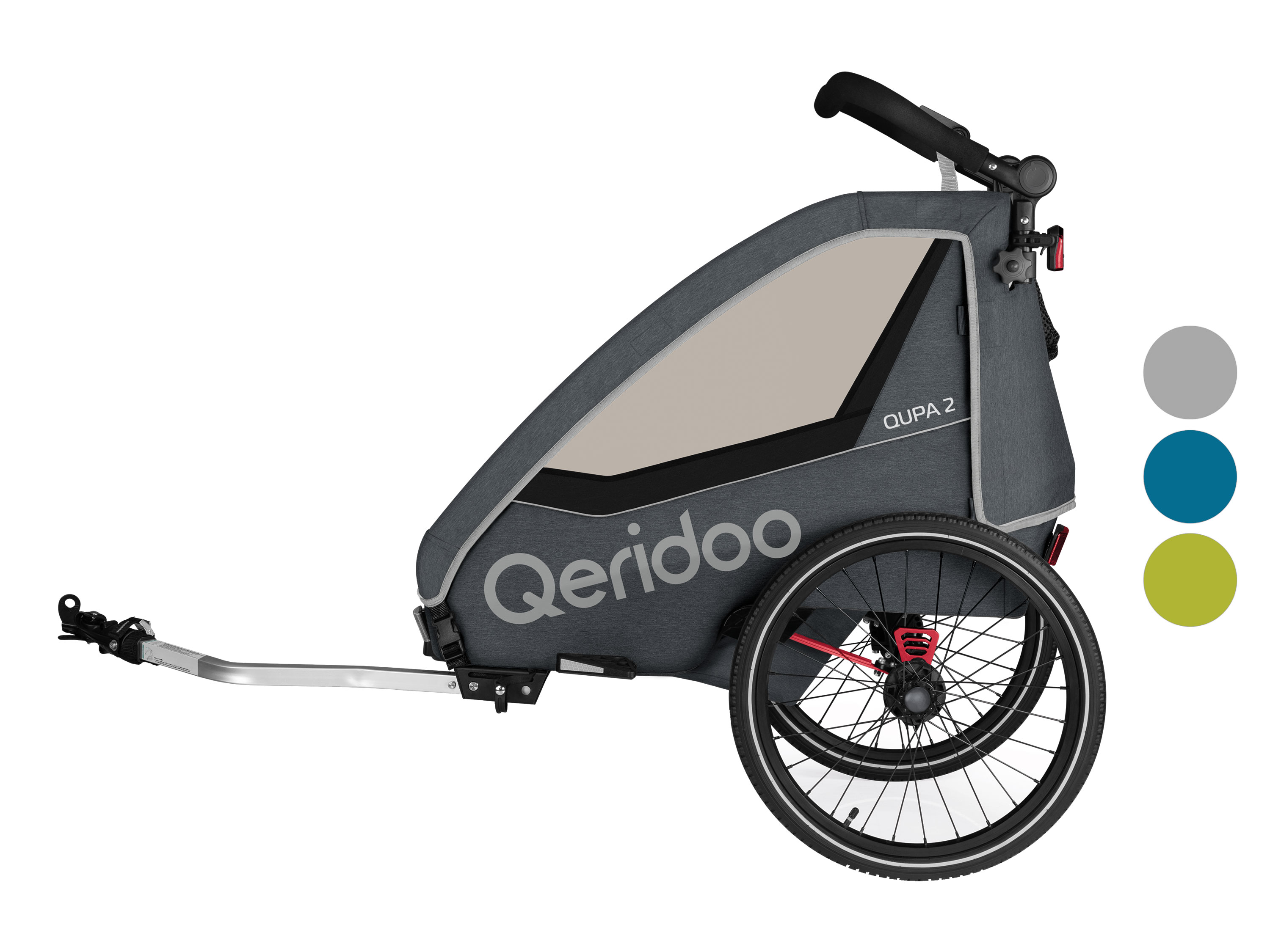 Qeridoo Remorque vélo QUPA 2