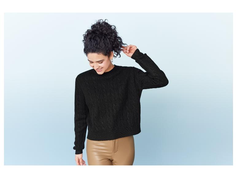 Pull Femme M&S Noir Taille 22 – Manches Courtes, En Polyamide Et Viscose