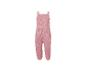 Salopette bébé en tricot rose