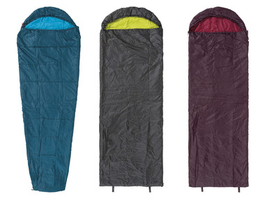 Rocktrail Sac de couchage momie ou rectangulaire, 220 x 76 cm