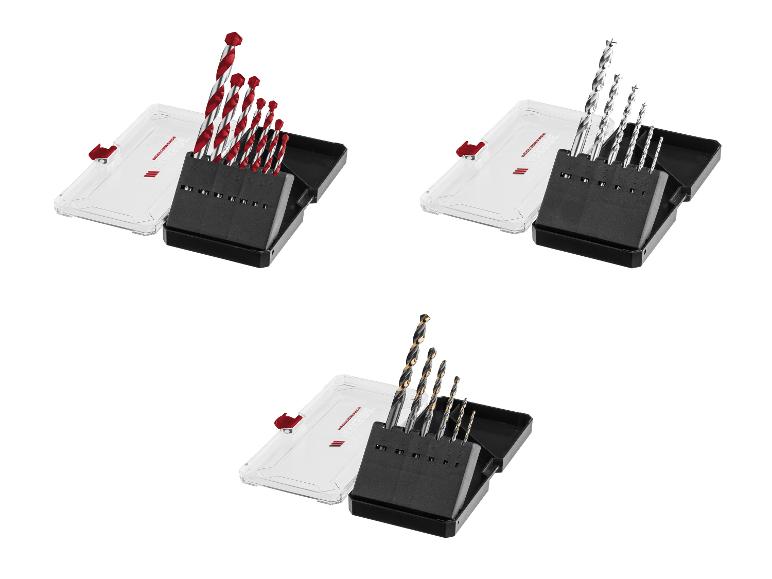 Forets à métaux et à bois Irwin, jeux de forets dans des boîtes de rangement.