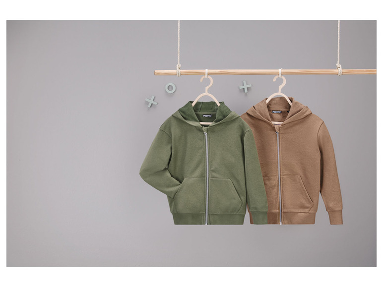 Aller en mode plein écran : pepperts!® Lot de 2 sweats zippés - Image 3