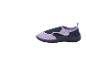 Chaussures d'eau pour enfants violettes et noires avec semelle texturée.