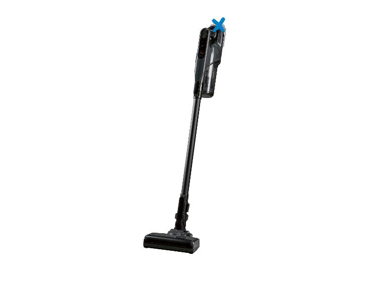 Aspirateur-balai sans fil, design moderne et élégant.
