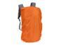 Housse de pluie orange Crivit pour sac à dos avec sangles grises