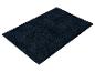 Tapis de bain rectangulaire bleu foncé