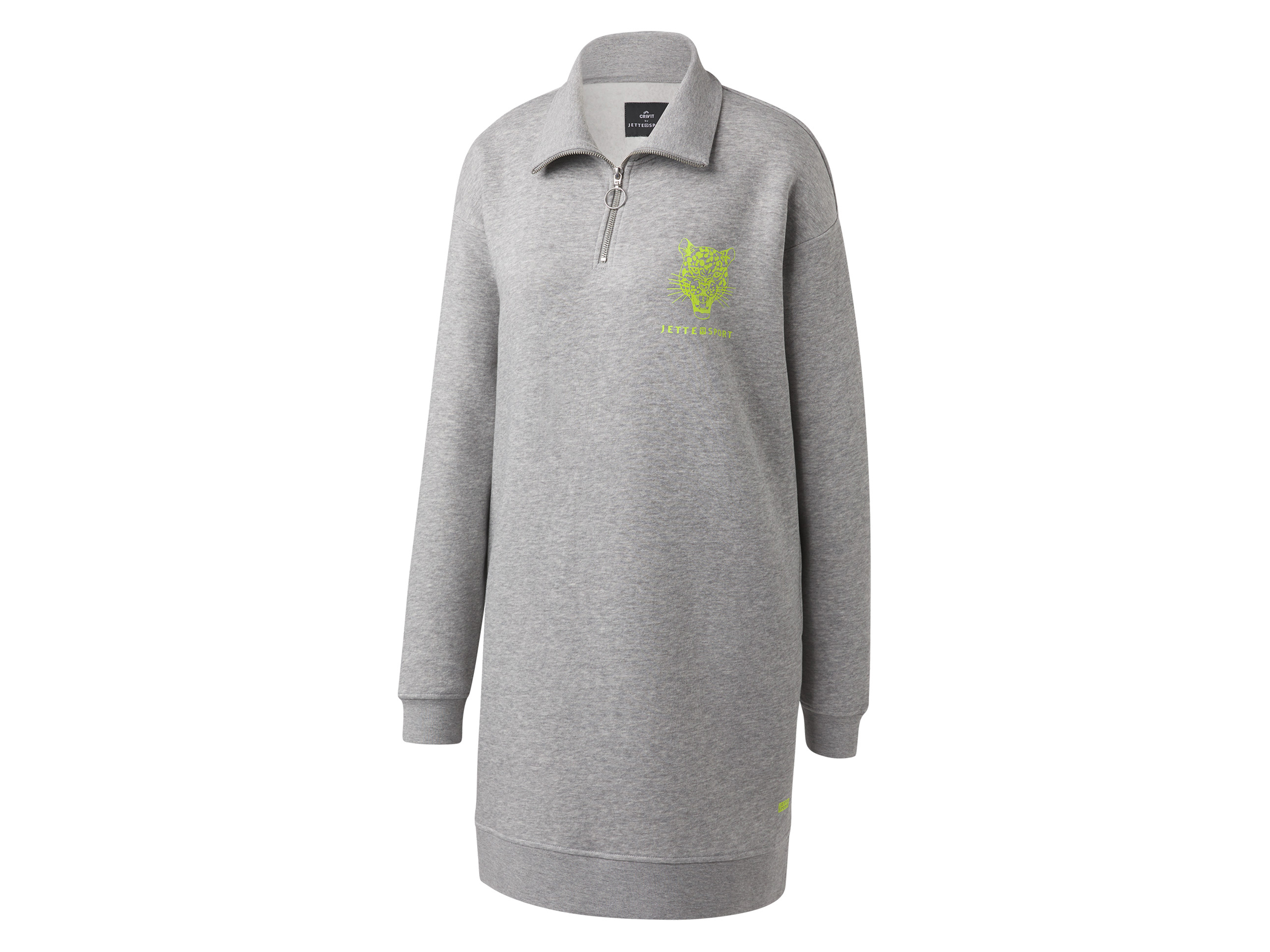 CRIVIT by Jette Sport Robe molletonnée femme (gris, S(34/36))