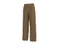 Pantalon large marron pour femme avec plis