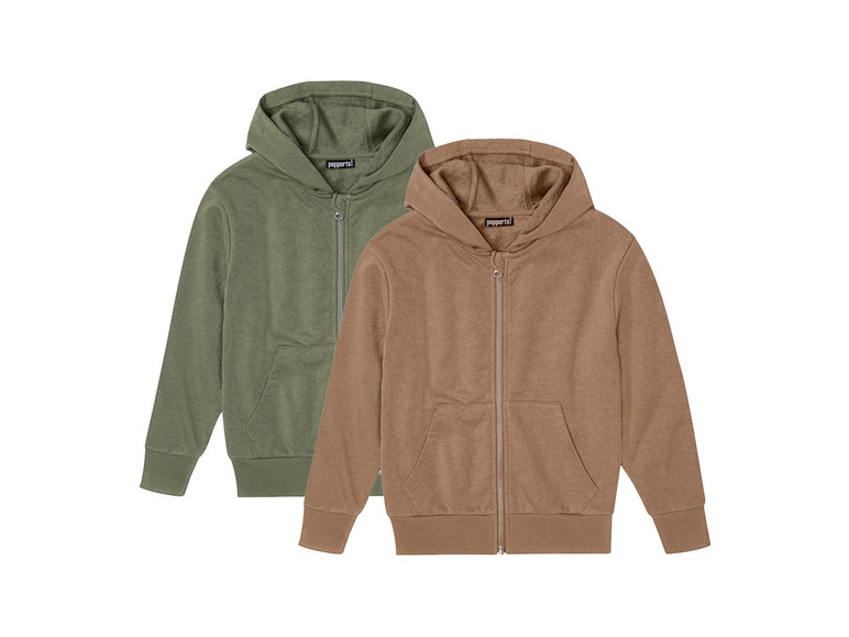 Aller en mode plein écran : pepperts!® Lot de 2 sweats zippés - Image 2