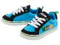 Baskets Minecraft pour enfants, bleu et noir.