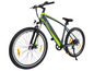 Un vélo électrique gris de la marque Sachsenrad avec des accents verts.