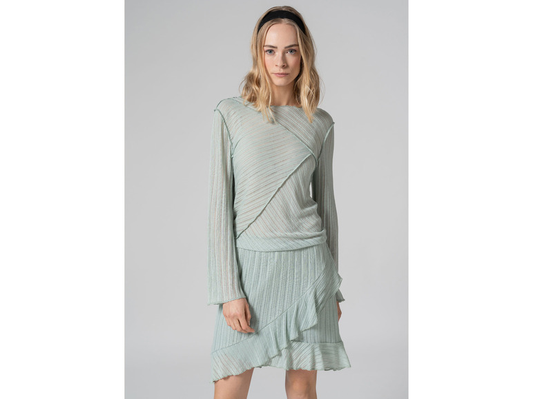 Aller en mode plein écran : Jupe courte texturée femme - Image 4