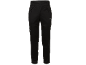 Pantalon de sport noir pour homme avec fermetures éclair et logo réfléchissant.