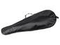 Un sac noir pour une raquette de badminton.