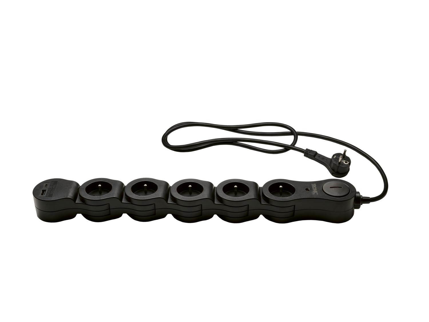 TRONIC® Multiprise modulable (Multiprise noire)