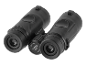 Jumelles CRIVIT 10x42 noires, design compact.