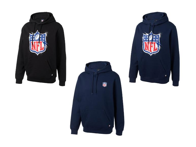 Sweats à capuche NFL noirs et bleu marine avec logo et un sweat bleu marine avec petit logo.