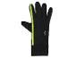 Gants noirs avec des rayures jaunes, marque Craft.
