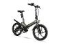 Vélo électrique pliant SachsenRad gris foncé avec des accents verts
