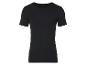 T-shirt noir à manches courtes.