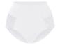 Culotte blanche avec de la dentelle sur les côtés.