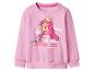 Sweat-shirt rose pour enfants avec une princesse de dessin animé et le texte « little princess ».