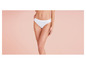 Culotte blanche sans couture.