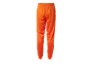 Pantalon de jogging orange avec ceinture élastique.
