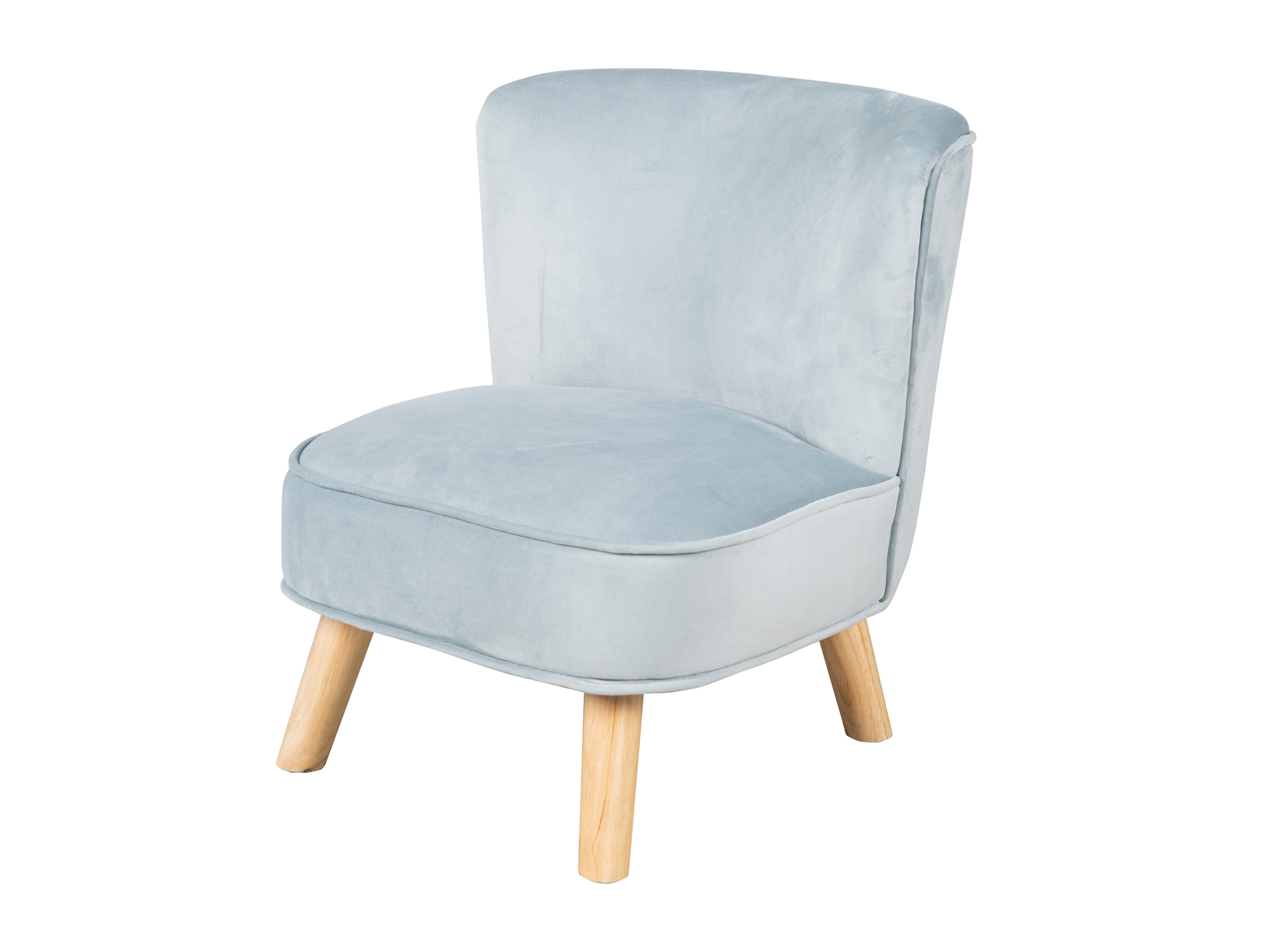 ROBA Fauteuil pour enfant (Style scandinave, Bleu clair) - Bleu clair