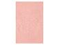Serviette rose clair avec une texture éponge.