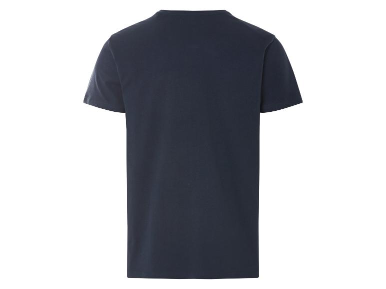 T-shirt bleu marine homme.