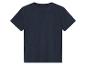T-shirt bleu marine à manches courtes pour enfant.