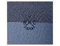 Polo bicolore bleu marine et bleu clair, logo brodé "NYC Team".