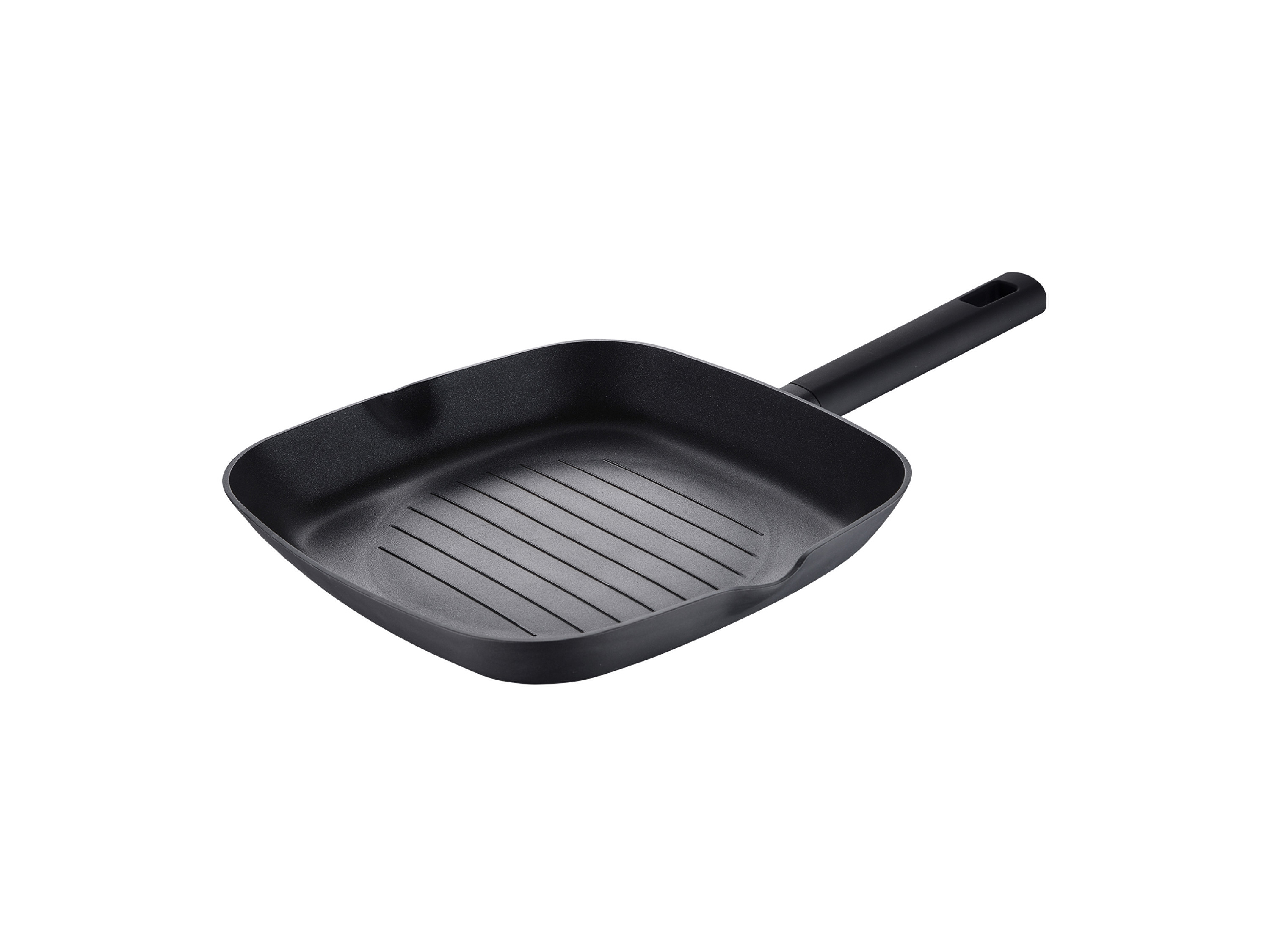 Masterpro Poêle à griller en aluminium, 28 cm