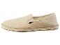 Espadrilles beige en toile.