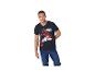 T-shirt homme noir avec Spiderman, thème super-héros pour la fête des pères.