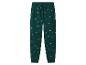 Pantalon de jogging vert avec motif de voitures et sapins de Noël