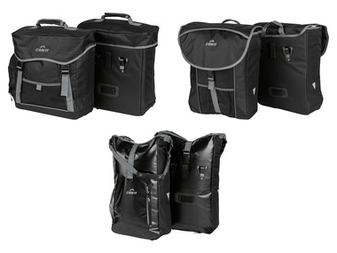 CRIVIT Set de 2 sacoches vélo, avec détails réfléchissants