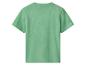 T-shirt vert uni pour homme, vue de dos