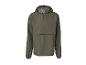 Anorak kaki pour homme avec capuche et fermeture éclair courte.