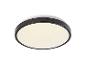 Plafonnier LED rond, noir et blanc