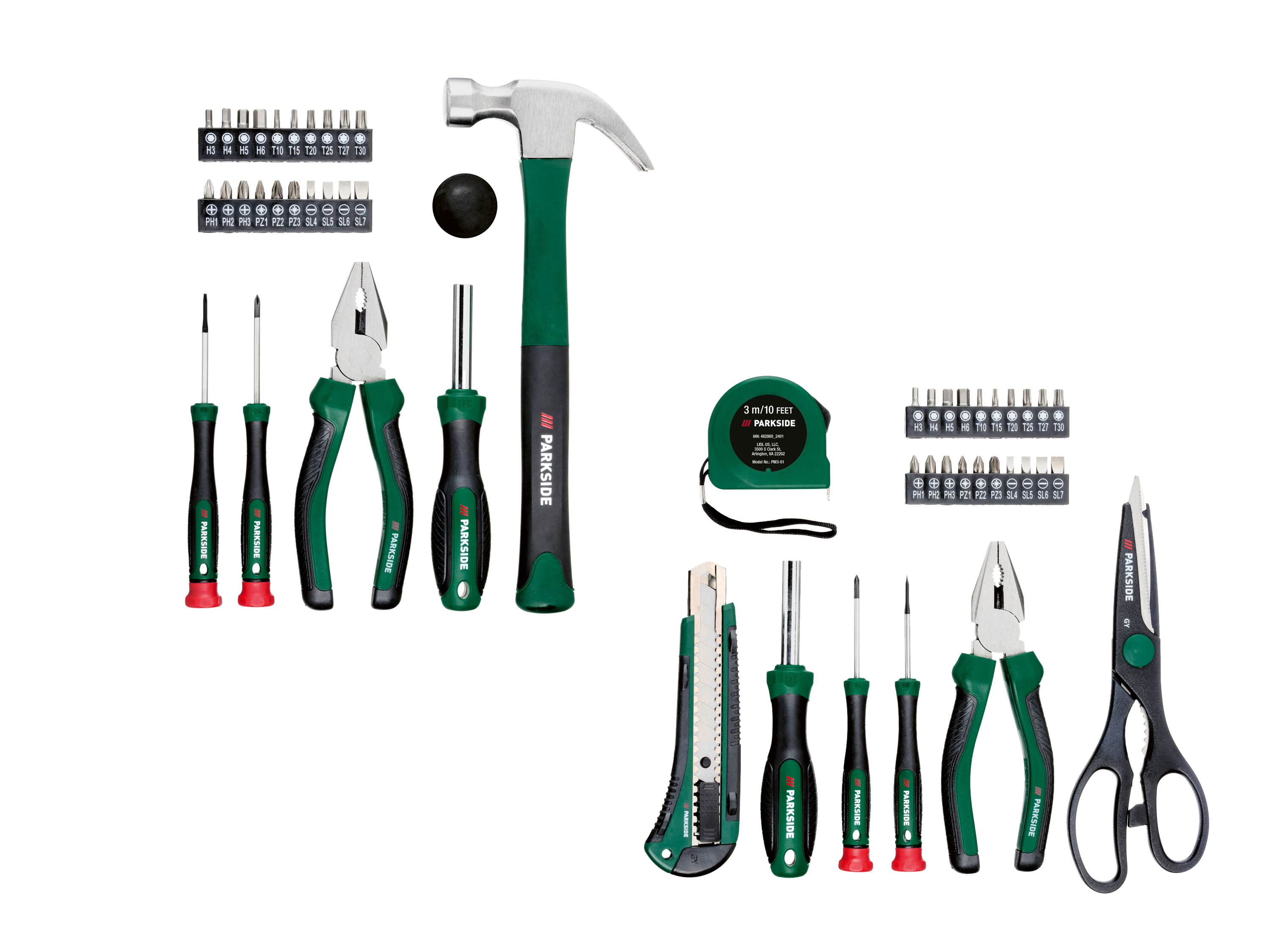 PARKSIDE® Set d'outils ménagers
