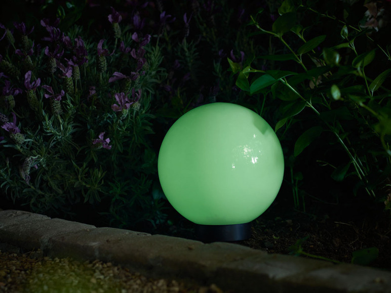 Aller en mode plein écran : LIVARNO home Balise solaire globe à LED, Ø 20 cm, 0,02 W - Image 11