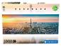 Un puzzle de 1000 pièces de Clementoni avec une vue panoramique de la Tour Eiffel.
