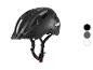 Un casque de vélo noir de Decathlon, marque 'CRIVIT'.