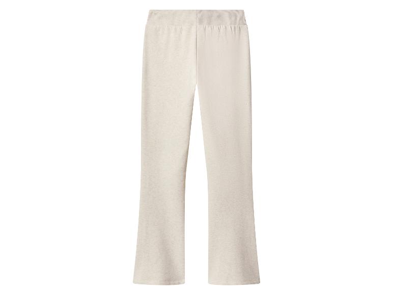 Pantalon de jogging beige pour femme à jambes droites