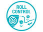 Un symbole de Roll Control avec un tuyau et des fleurs.