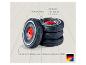 Roues silencieuses pour Bobby Car Classic, avec outil de montage inclus, fabriqué en Allemagne.